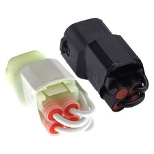 2pcs Black+White DFI Wire Lead Coupler fit for Kawasaki KX250 KX450 2012-23 yp