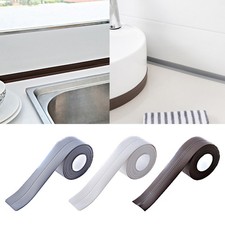 Bathroom Sealing Strip Tape White PVC Self Adhesive Shower Sink Waterproof OY