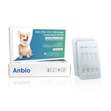 2pcs Canine/Dog  4-in-1 CDV/CPV/CCV/GIA Test Kit Health Pet Rapid test Home Test