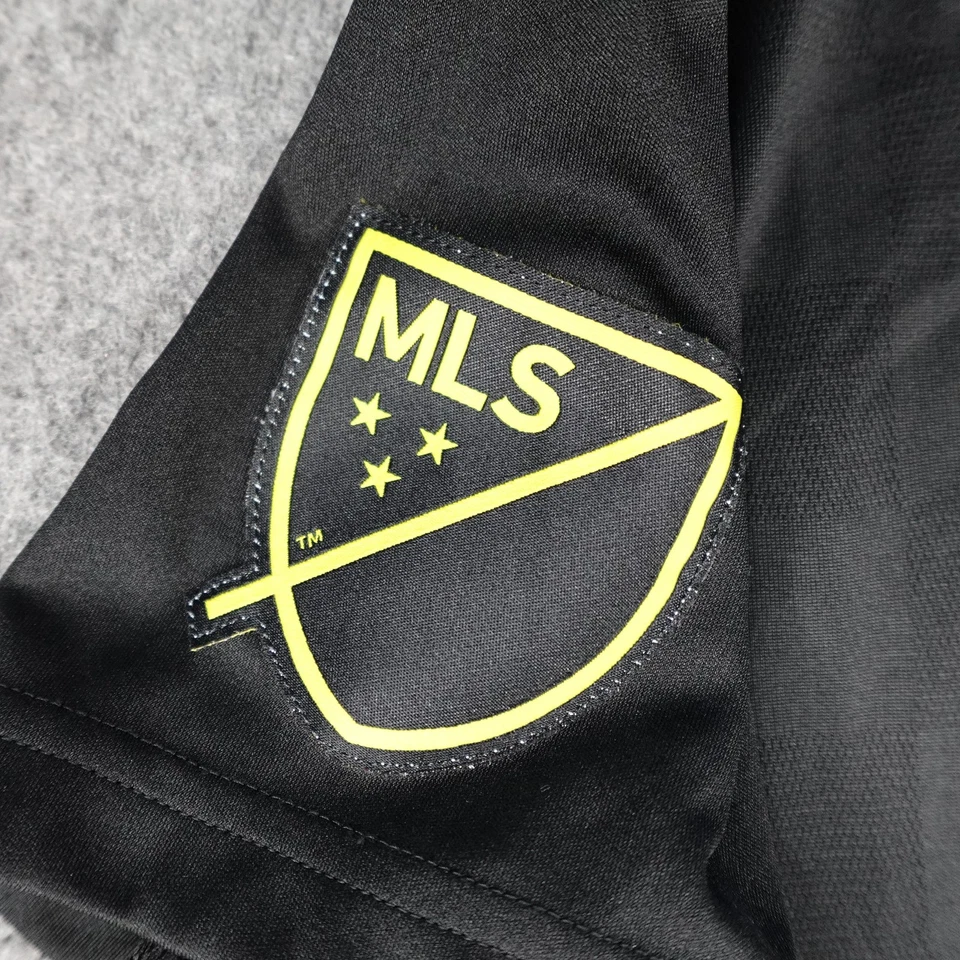 Columbus Crew Jersey Womens Medium Black MLS Soccer Adidas Climalite Acura Shirt - Image 4 of 4