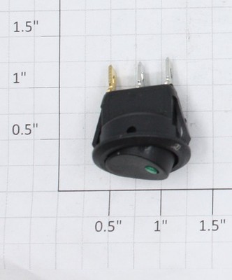 Acme 1040-10G Rocker Style 20 Amp Toggle Switch w/ Green LED