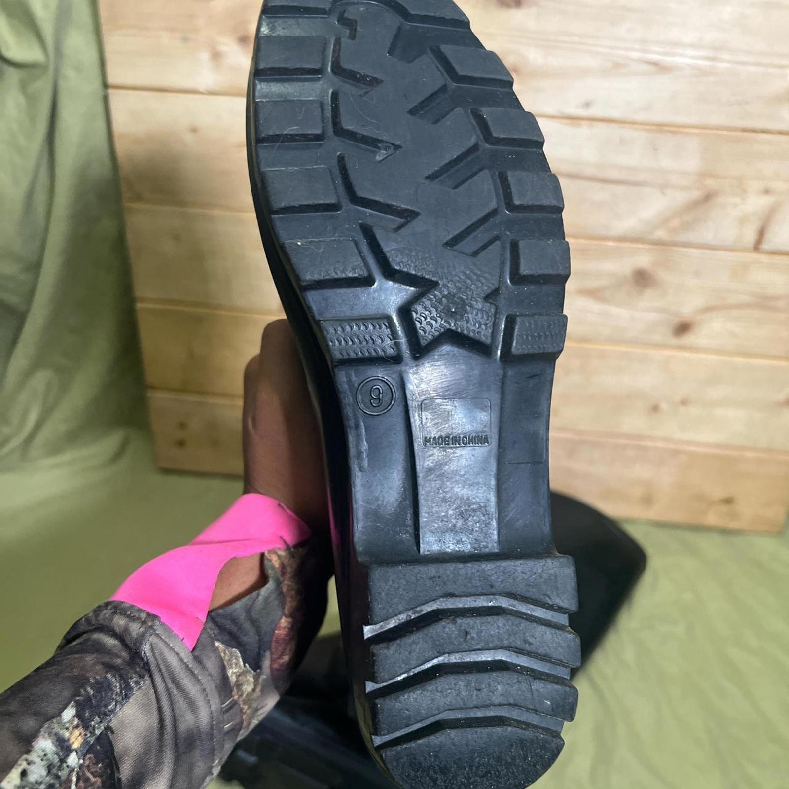 Black Basic Rubber Rain Mud Muck Boots Womens Siz… - image 7