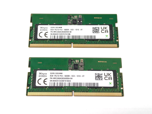 RAM Occasion Comme Neuve 5600MHz Barrette RAM SK Hynix 16 Go DDR5 SODIMM - PC5-5600, Pour Portable, état Comme Neuf RAM DDR5 SODIMM