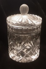 Fifth Avenue Essex 24% Leaded Crystal 6"  Jar. NEW in box