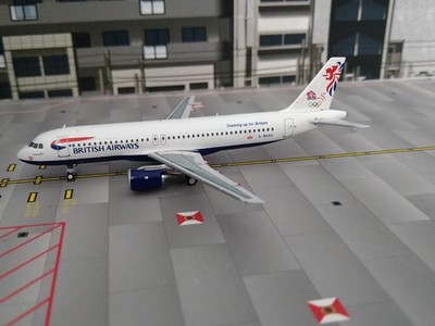 British Airways Airbus A320-200 G-BUSC 1/400 von Panda Models. BRANDNEU 