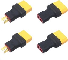 2 Pairs Deans T Plug to XT90 Connector RC Male Female Adapter for RC Lipo NiMH B
