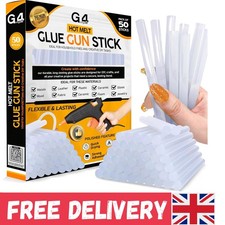 Hot Glue Sticks 50 Pack | 7mm X 100mm | Glue Sticks For Glue Gun | Strong Bond | 0.18 per stick