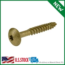 47866 Construction Lag Screws, 1/4"-20 x 1-1/2", Epoxy Coated, Torx/Star Drive I