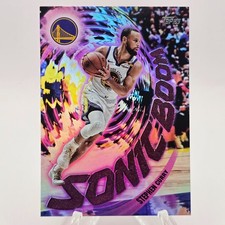 2025-26 Topps Basketball STEPHEN CURRY #SB-12 Sonic Boom Holo (1:1930) SSP RARE