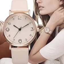 Women  s Casual Quartz Watch   Simple Fashion Design, Leather Strap, Gift Idea