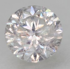 0.36 Carat D SI2 Round Brilliant Natural Enhanced Loose Diamond 4.33mm W VIDEO