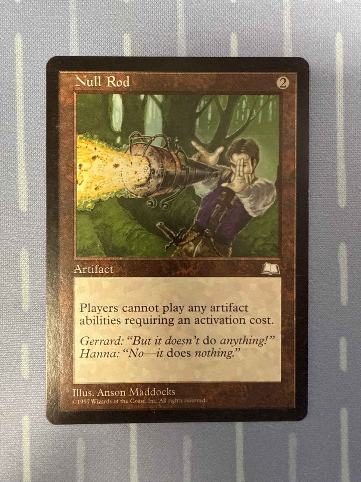 MTG Vintage 1997 Null Rod Weatherlight