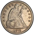1873 Seated Liberty Dollar - PCGS VF Detail Cleaned