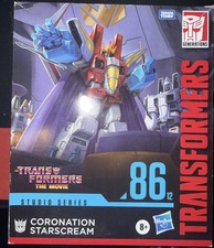 Transformers Studio Series 86 Coronation Starscream Figure NEW SEALED w Throne