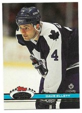 DAVE ELLETT 1991-92 STADIUM CLUB CARD NM-MT CONDITION