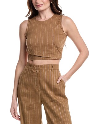 Marella Cristin Linen-Blend Top Women's