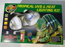 Zoo Med Tropical UVB  Heat Lighting Kit Include 13w Fluorescent  Daylight Lamp