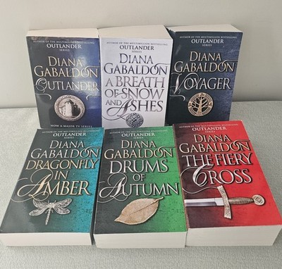 Outlander Set by Diana Gabaldon (Books 1-6 in Series) Paperback, never read