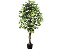 Kunstpflanze Ficus Benjamin HöHe: 150 Cm GrüN