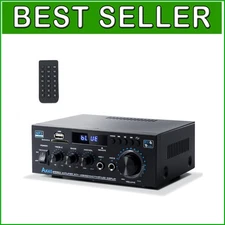 High-Fidelity 300W Bluetooth Stereo Receiver - Ideal for Home Sound Systems