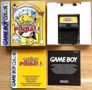 POKÉMON PINBALL COMPLET NINTENDO GAMEBOY COLOR PAL EURO (FR) CIB OVP Bon état