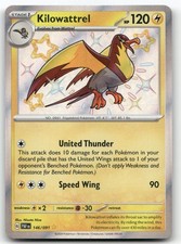 Kilowattrel - 146/091 #146/91 (Holo) (NM) SV: Paldean Fates PAF Pokemon