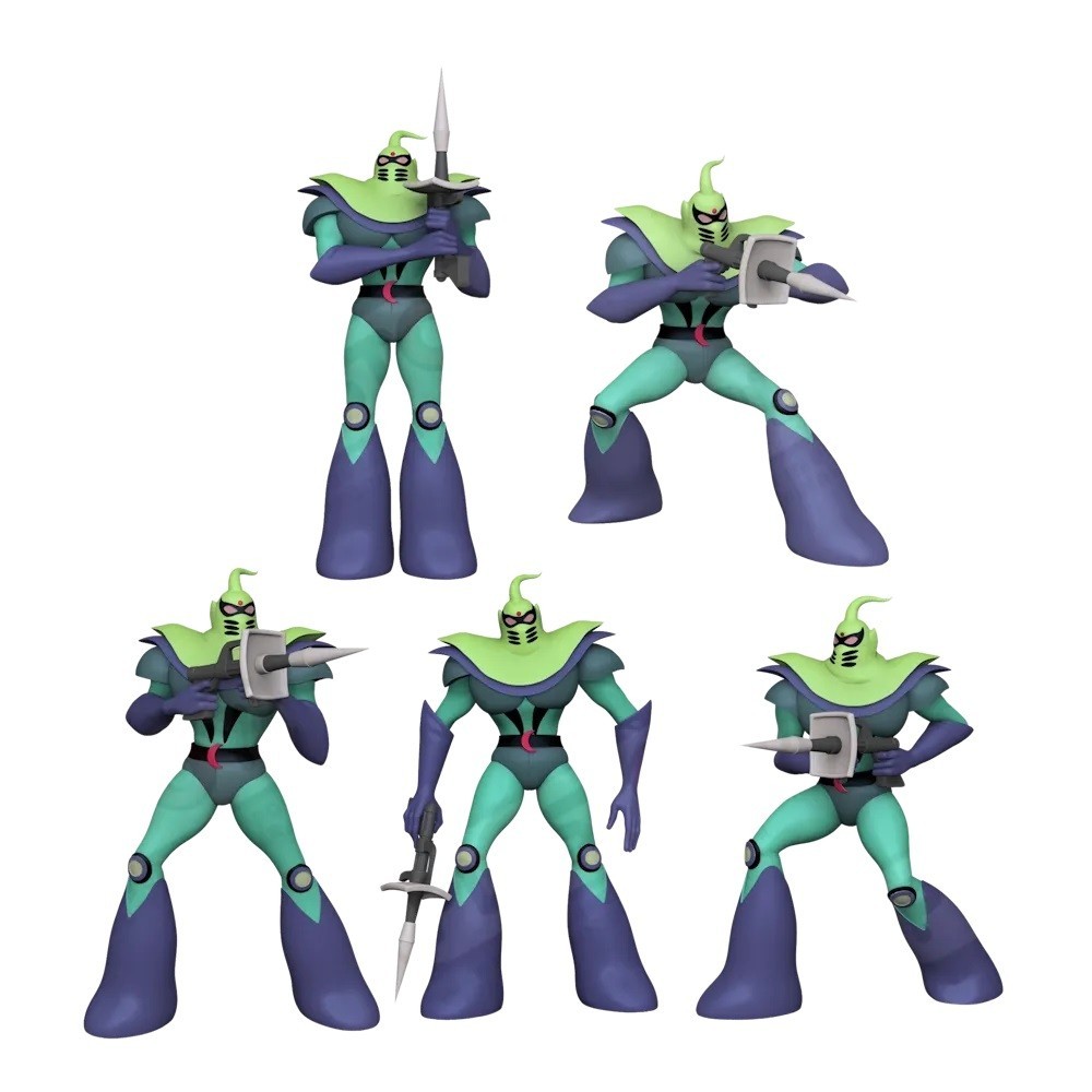 Goldorak Soldaten Vega Grendizer Vega Soldaten Pack 5 Figuren Plastoy