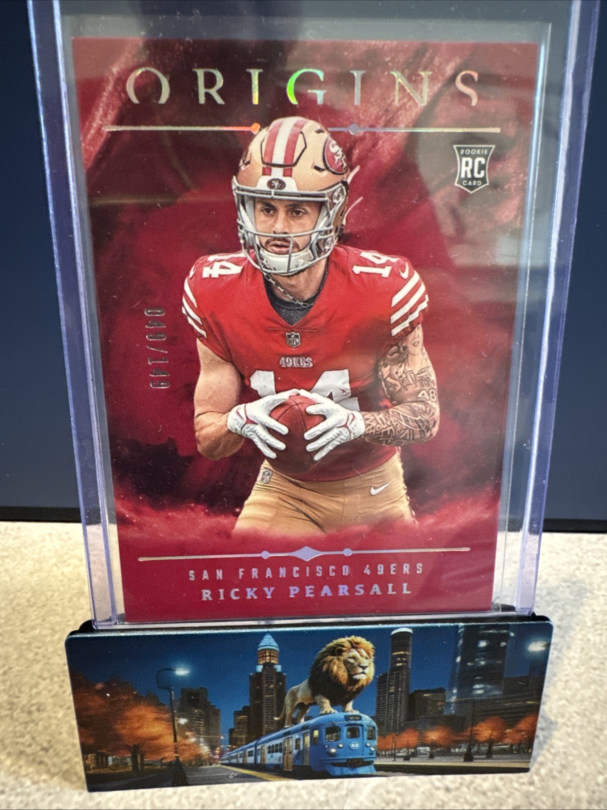2024 Panini Origins - Rookies Ricky Pearsall #133 Red /149 (RC) Color Match 49er