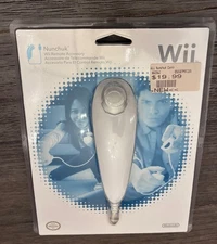 Nintendo Wii Nunchuck White Genuine Original OEM NEW Sealed