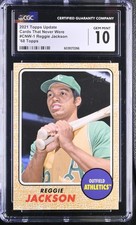 Topps 2021 Update #CNW-1 Reggie Jackson Cards That Never Were '68 Topps CGC 10