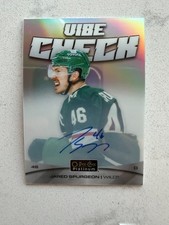 2025-26 O-Pee-Chee Platinum Jared Spurgeon Vibe Check Signature Auto Wild