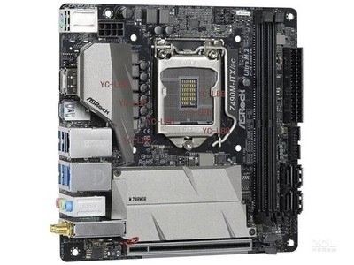 ASRock Z490M-ITX/ac LGA 1200 Intel Z490 SATA 6Gb/s Mini ITX Intel