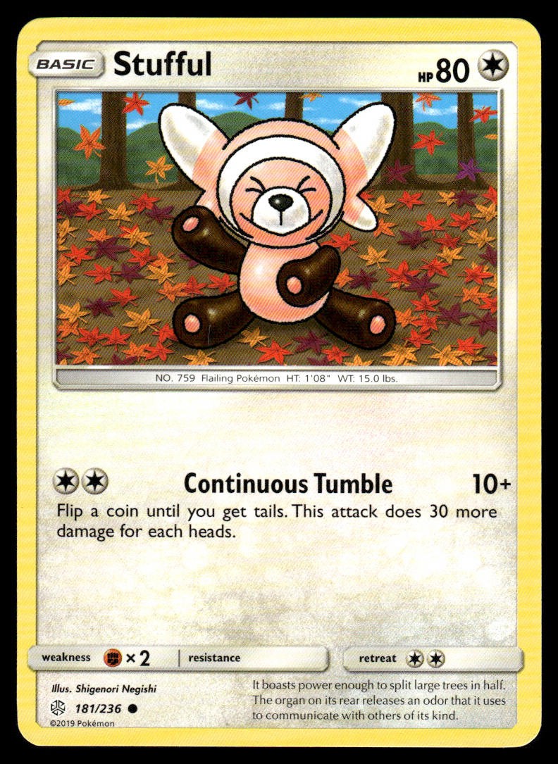 Stufful 181/236 Common Cosmic Eclipse Pokemon MP