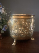 A large Antique Dutch Embossed Planter Or Jardiniere 