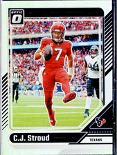 2024 Donruss Optic C.J. STROUD Silver Holo Prizm Second Year 2 Time Playoff QB
