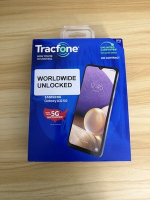 UNLOCKED Samsung Galaxy A32 5G SM-S326DL TracFone 64GB Black -New