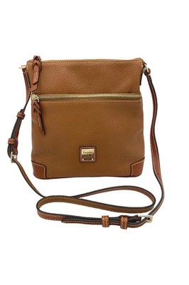 Dooney & Bourke Pebble Leather Crossbody Caramel