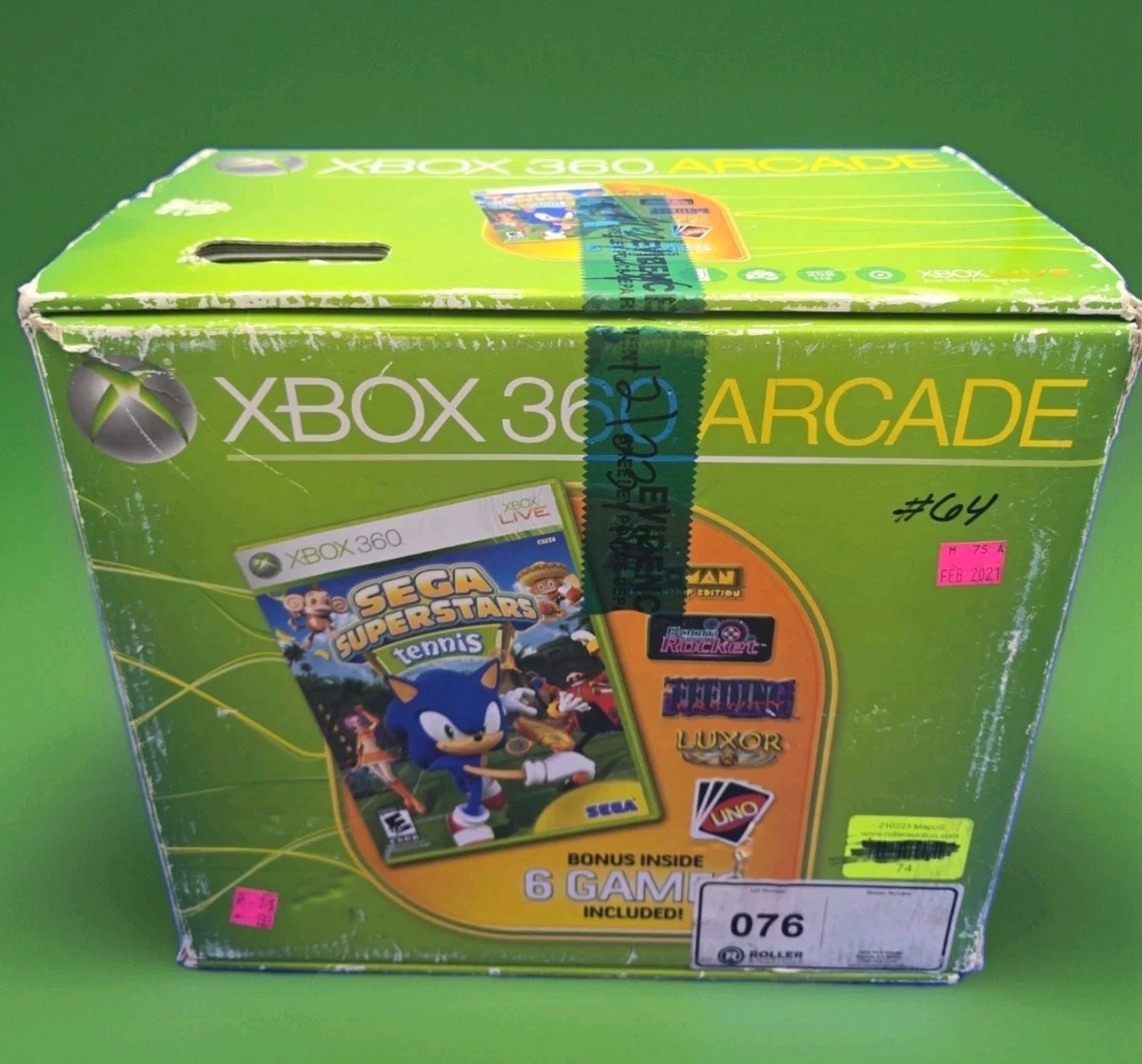 Console Xbox 360 Pack Arcade - Blanche, En Boîte, état D'occasion