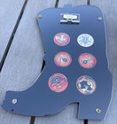 (6) $5 & $1 Arizona Charlie's 1996-'97 Casino Chips 8th Anniversary Display Boot — photo 9