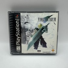 Final Fantasy VII (PlayStation 1 1997)  CIB Black Label TESTED