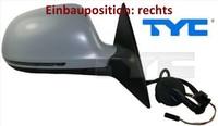 TYC 302-0077 AußEnspiegel Rechts Spiegel AußEn FüR Audi