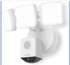 WYZE Outdoor Floodlight Security Camera Pro 2.5K HD 3000Lumen LED 180  Wide View