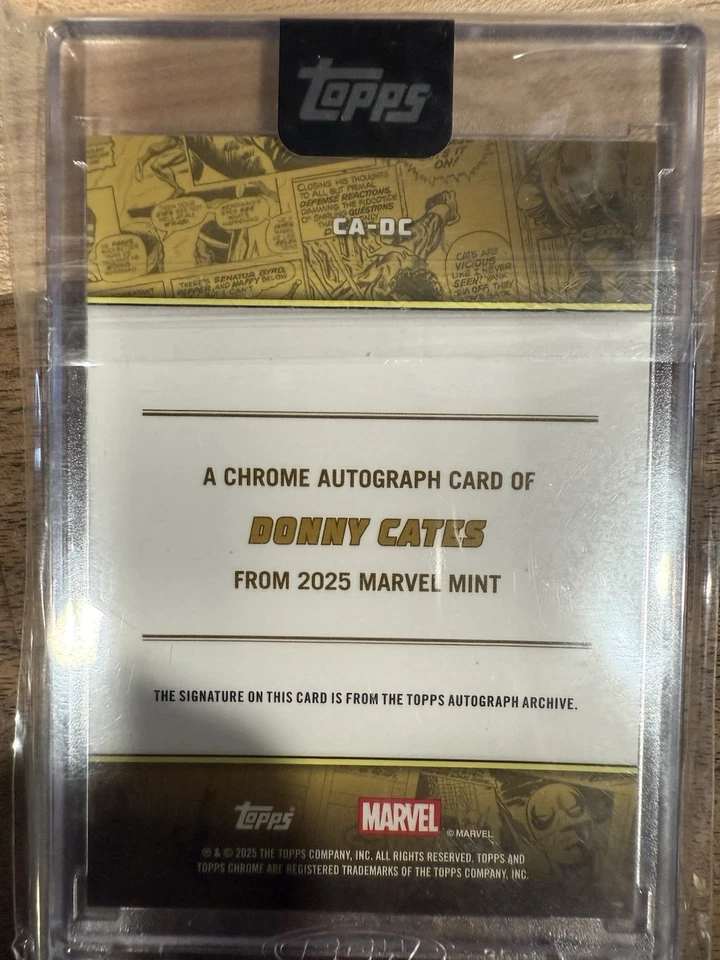 2025 Marvel Mint Artist Auto Donny Gates /5 - Image 2 of 2
