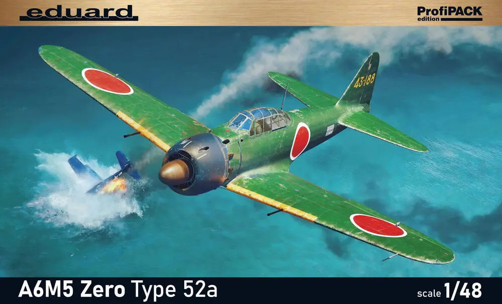A6M5 Zero Type 52a Profipack Eduard 1/48 resout le manque de details des maquettes classiques