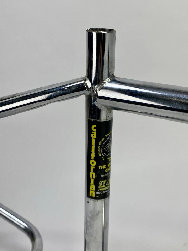 Mongoose Californian 1985 cuadro cromado 20” vintage Old School BMX bucle cola CrMo Foto 4 de 4