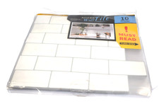 Art3d 12" x 12" Peel Stick Backsplash Tile Subway Sticker Warm White 10 Sheet