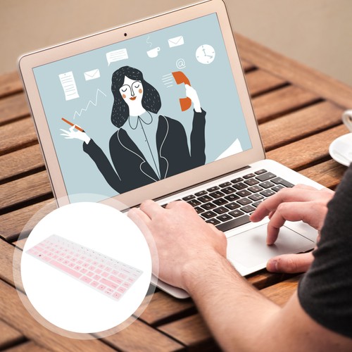 2 Pcs Water-resistant Keyboard Protector Laptop Protective Film Cover - 第 11/12 張圖片