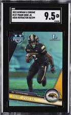 2023 BOWMAN U CHROME, 1ST BOWMAN  AQUA REFRACTOR  #137 FRANK GORE JR  SGC 9.5