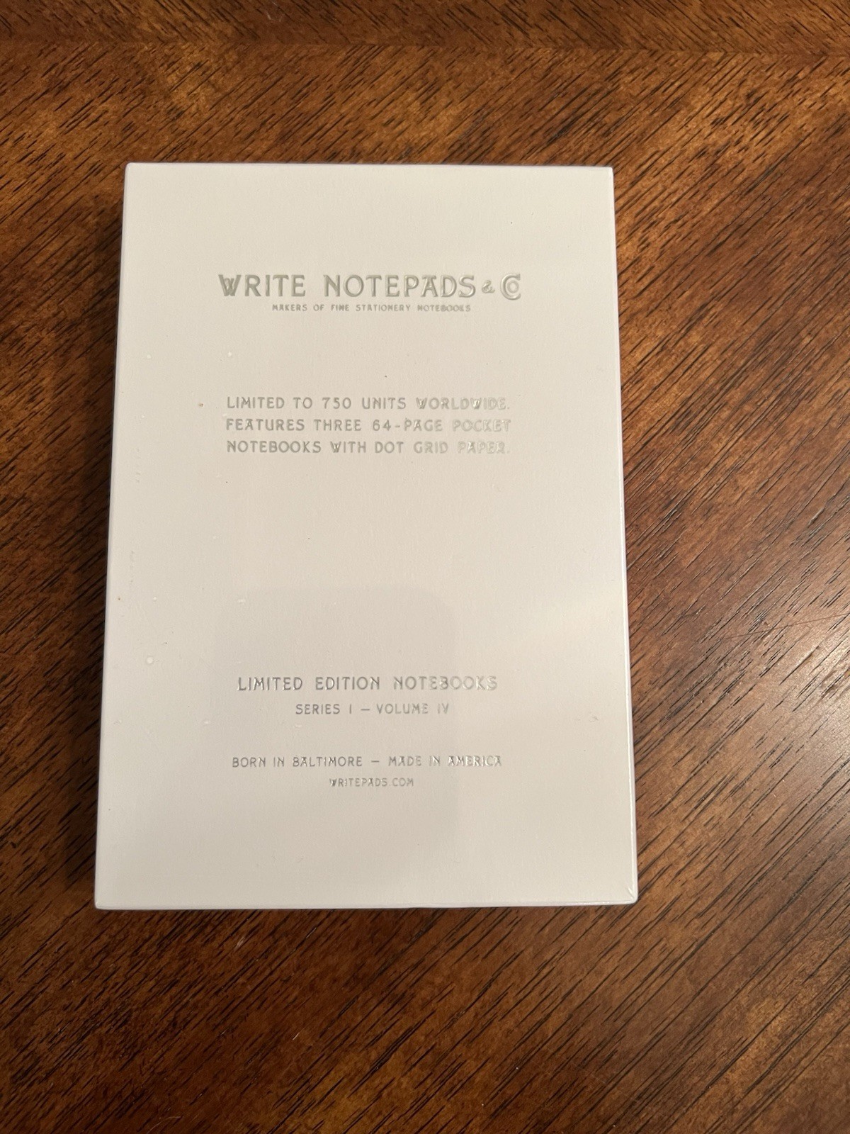 Write Notepads & Co “ In The Pines “ Limited Edition Notebooks Sealed New