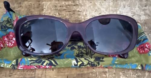 Maui Jim Lilikoi MJ 258 Oversized Oval Women's Sunglasses Purple